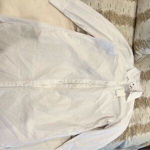 Classic White Button-Up Shirt